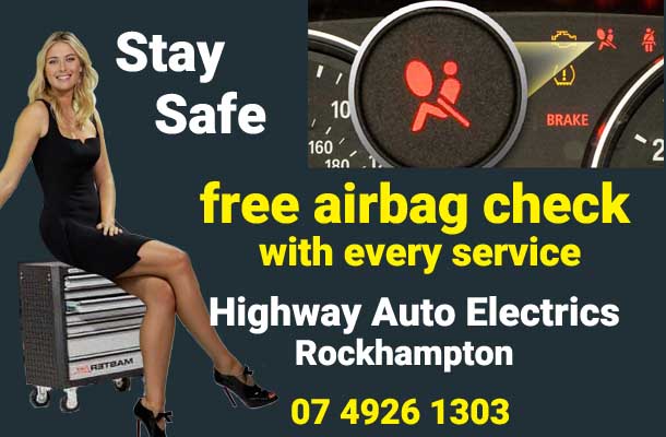 Airbag systems diagnosis and wiring repairs at HAE Rockhampton