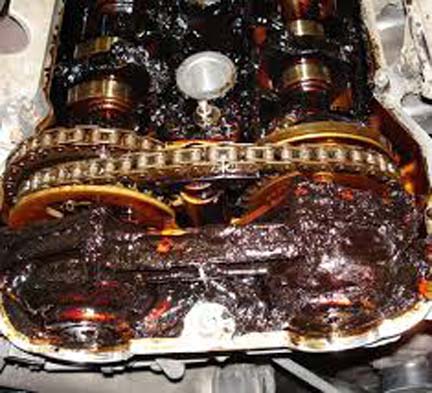 pic of engine oil sludge